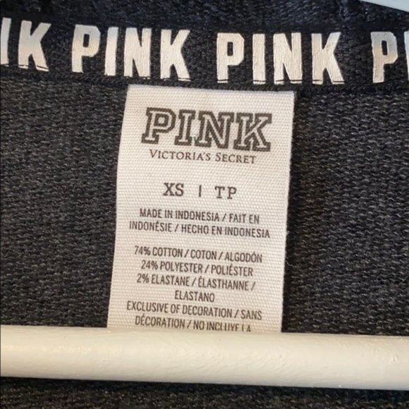 ✨ 3 for $35 ✨  Pink Grey XS Zip Up Hoodie - Picture 5 of 8